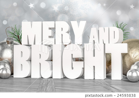 Mery and Bright 3D text Mery and Bright 3D text 24593838