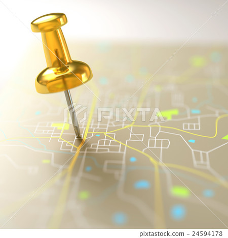 Marking Position On Map 24594178