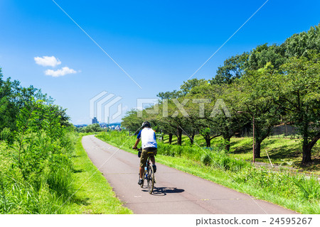 多摩河自行車道 24595267