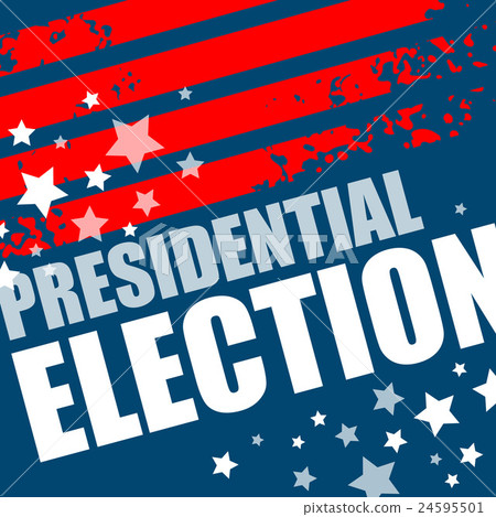 2016 USA presidential election poster. Vector - Stock Illustration ...
