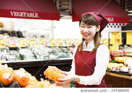 超級超市職員員工女兼職工作小姐 超級超市職員員工女兼職工作小姐 24596009