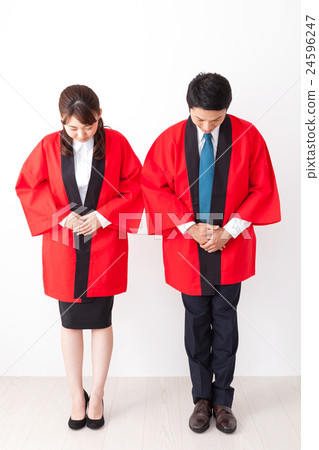 鞠躬銷售人員 鞠躬銷售人員 24596247