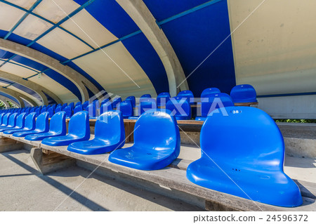 Seats on tribune sports stadium Seats on tribune sports stadium 24596372