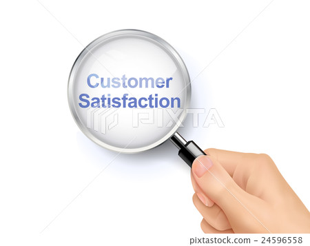 magnify glass of customer - Stock Illustration [24596558] - PIXTA