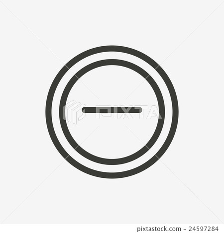 negative outline icon negative outline icon 24597284