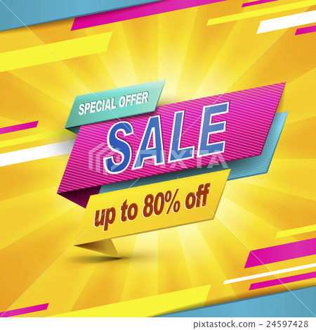 Modern bargain sale poster Modern bargain sale poster 24597428