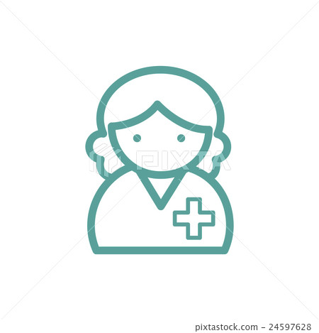 nurse icon sign 24597628