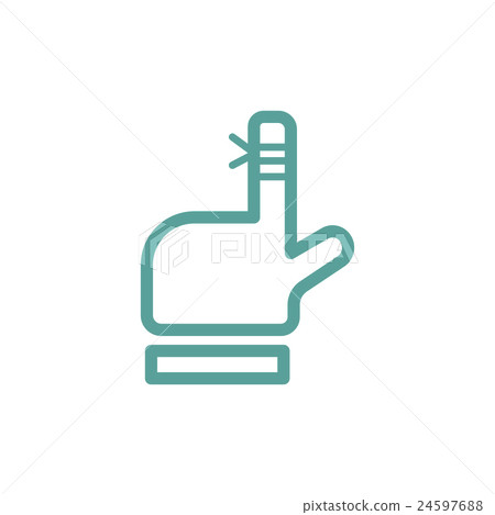 bandage on finger 24597688