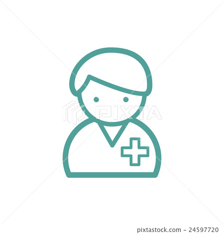 nurse icon sign 24597720