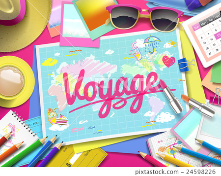Voyage on map Voyage on map 24598226