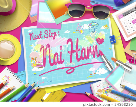 Nai Harn on map Nai Harn on map 24598250