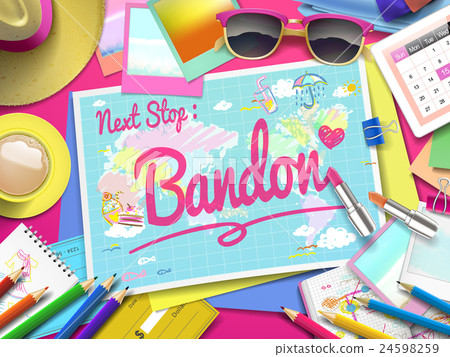 Bandon on map Bandon on map 24598259