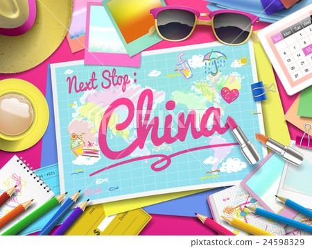 China on map China on map 24598329
