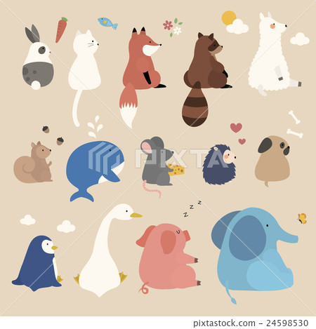 Adorable animals set Adorable animals set 24598530