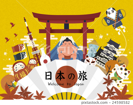 Lovely Japanese tourism poster Lovely Japanese tourism poster 24598582
