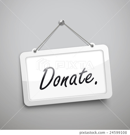 donate hanging sign - Stock Illustration [24599108] - PIXTA