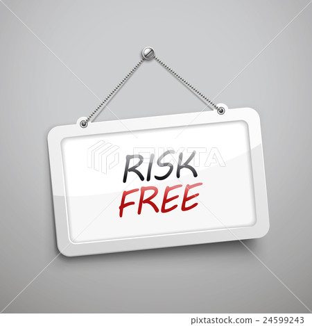 risk free hanging sign - Stock Illustration [24599243] - PIXTA