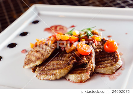grilled meat with vegetables grilled meat with vegetables 24602075