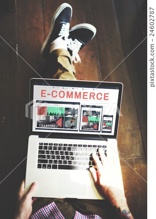 E-Commerce E-Business Internet Technology Conect Concept E-Commerce E-Business Internet Technology Conect Concept 24602787