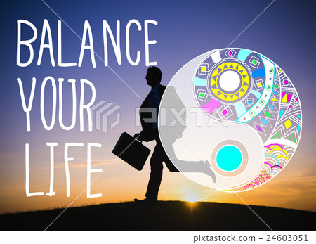 Balance Your Life Equality Steady Concept Balance Your Life Equality Steady Concept 24603051
