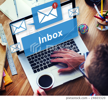 Email Inbox Electronic Communication Graphics Concept Email Inbox Electronic Communication Graphics Concept 24603320