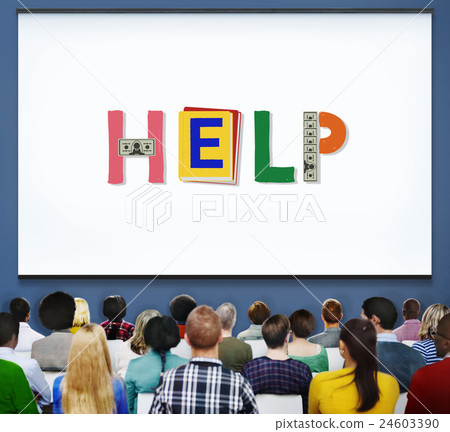 Help Aid Advice Charity Support Service Concept Help Aid Advice Charity Support Service Concept 24603390