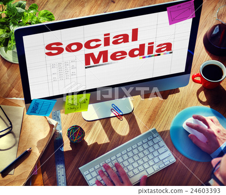 Social Media Networking Connection Communication Concept Social Media Networking Connection Communication Concept 24603393