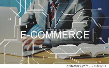 E-commerce Online Shopping Sale Concept E-commerce Online Shopping Sale Concept 24604201