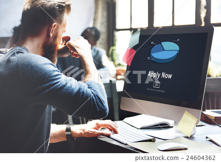 Apply Now Recruitment Hiring Job Employment Concept 24604362