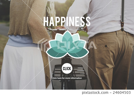 Happiness Positive Thinking Life Optimistic Concept Happiness Positive Thinking Life Optimistic Concept 24604503