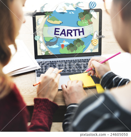 Earth Ecology Environment Conservation Globe Concept 24605050