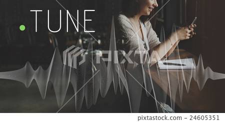 Tune Frequency Instrument Listening Music Concept Tune Frequency Instrument Listening Music Concept 24605351