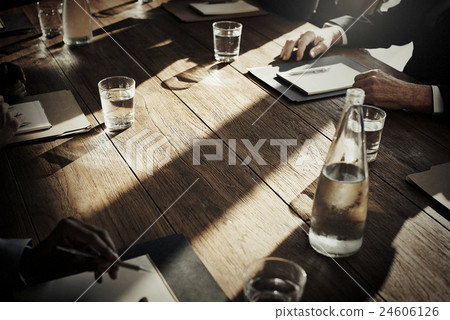 Business People Meeting Discussion Agreement Negotiation Concept Business People Meeting Discussion Agreement Negotiation Concept 24606126