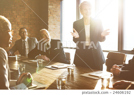 Meeting Corporate Success Brainstorming Teamwork Concept 24606192