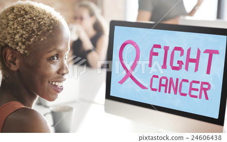 Breast Cancer Believe Hope Woman Illness Concept 24606438