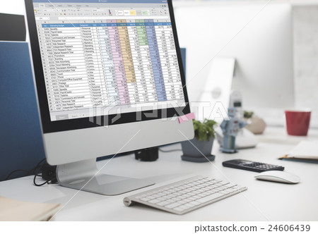 Spreadsheet Marketing Budget Report File Concept Spreadsheet Marketing Budget Report File Concept 24606439