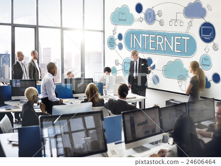 Internet Global Communication Connection Data Concept 24606464