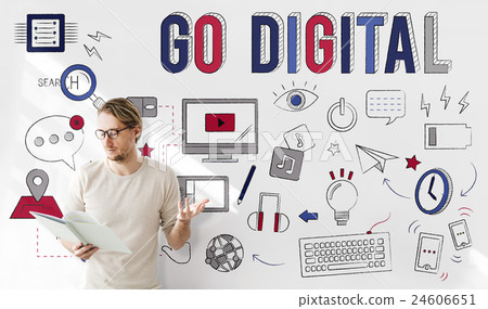 Digital Online Technology Innovation Electronics Concept 24606651