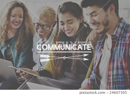 Communication Connection Together Cowork Collegues Concept Communication Connection Together Cowork Collegues Concept 24607305