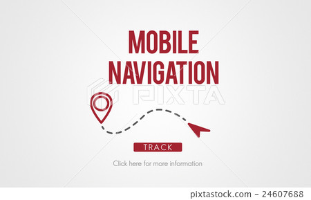 Navigation GPS City Locator Explore Concept 24607688
