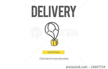 Delivery Courier Commodity Freight Goods Order Concept 24607734