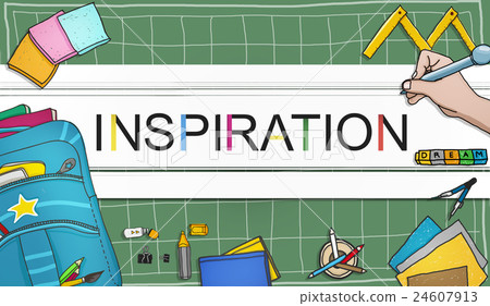 Inspiration Aspiration Imagination Inspire Dream Concept Inspiration Aspiration Imagination Inspire Dream Concept 24607913