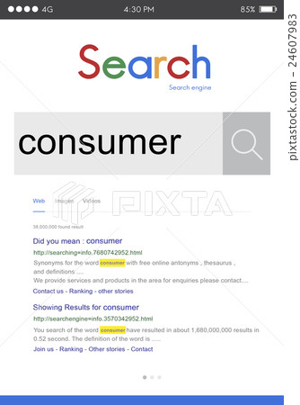 Consumer Buyer Marketing Business Concept 24607983