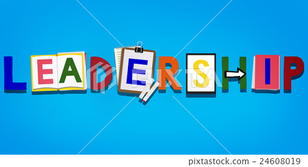 Leader Leadership Skill Authority Influence Concept Leader Leadership Skill Authority Influence Concept 24608019