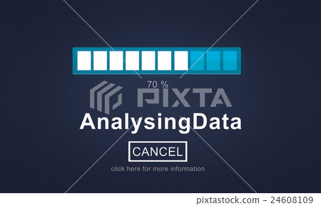 Analysing Data Loading Progress Bar Concept Analysing Data Loading Progress Bar Concept 24608109
