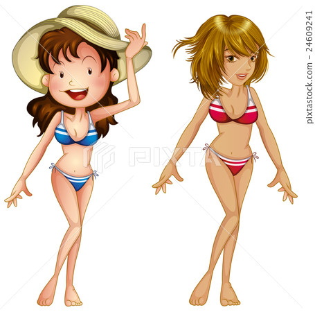 Two girls in bikini Two girls in bikini 24609241