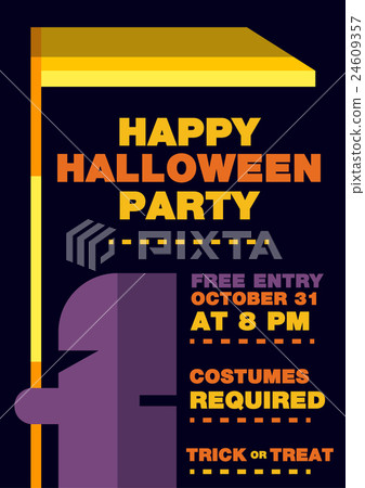 Halloween Invitation brochure, Messenger of death  24609357