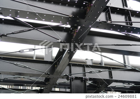 建築輕量級鋼框架住房建築預製的建築結構公寓圖像 24609881
