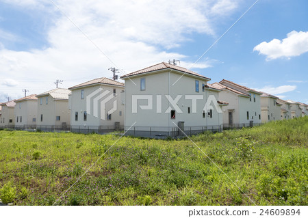 Residential condominium housing completion completed weed 24609894