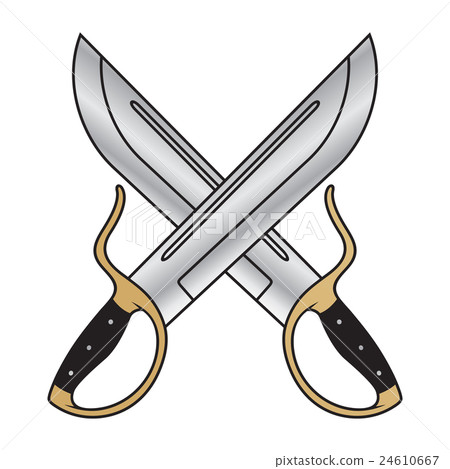 Vector wing chun butterfly swords Vector wing chun butterfly swords 24610667